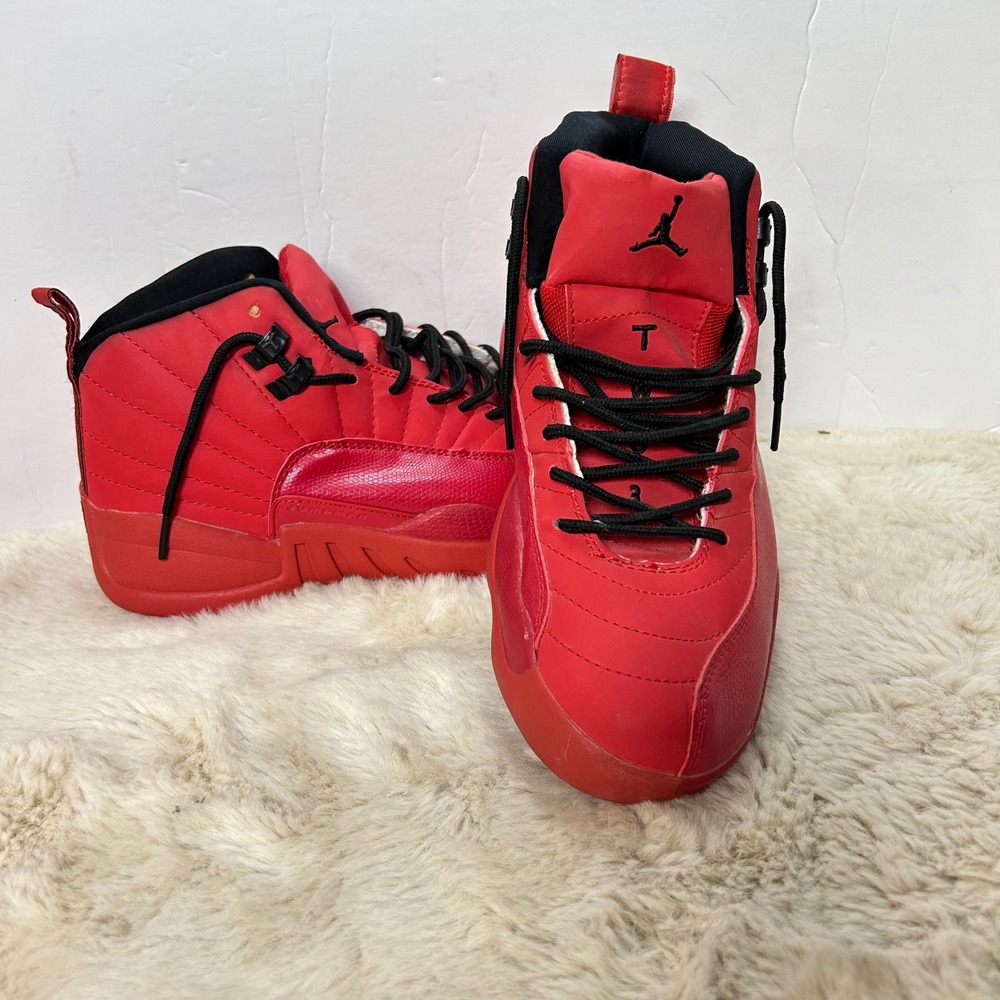 Air Jordan 12 XII Retro Gym Red Black Mens Basketball Shoes Sneakers size 9.5